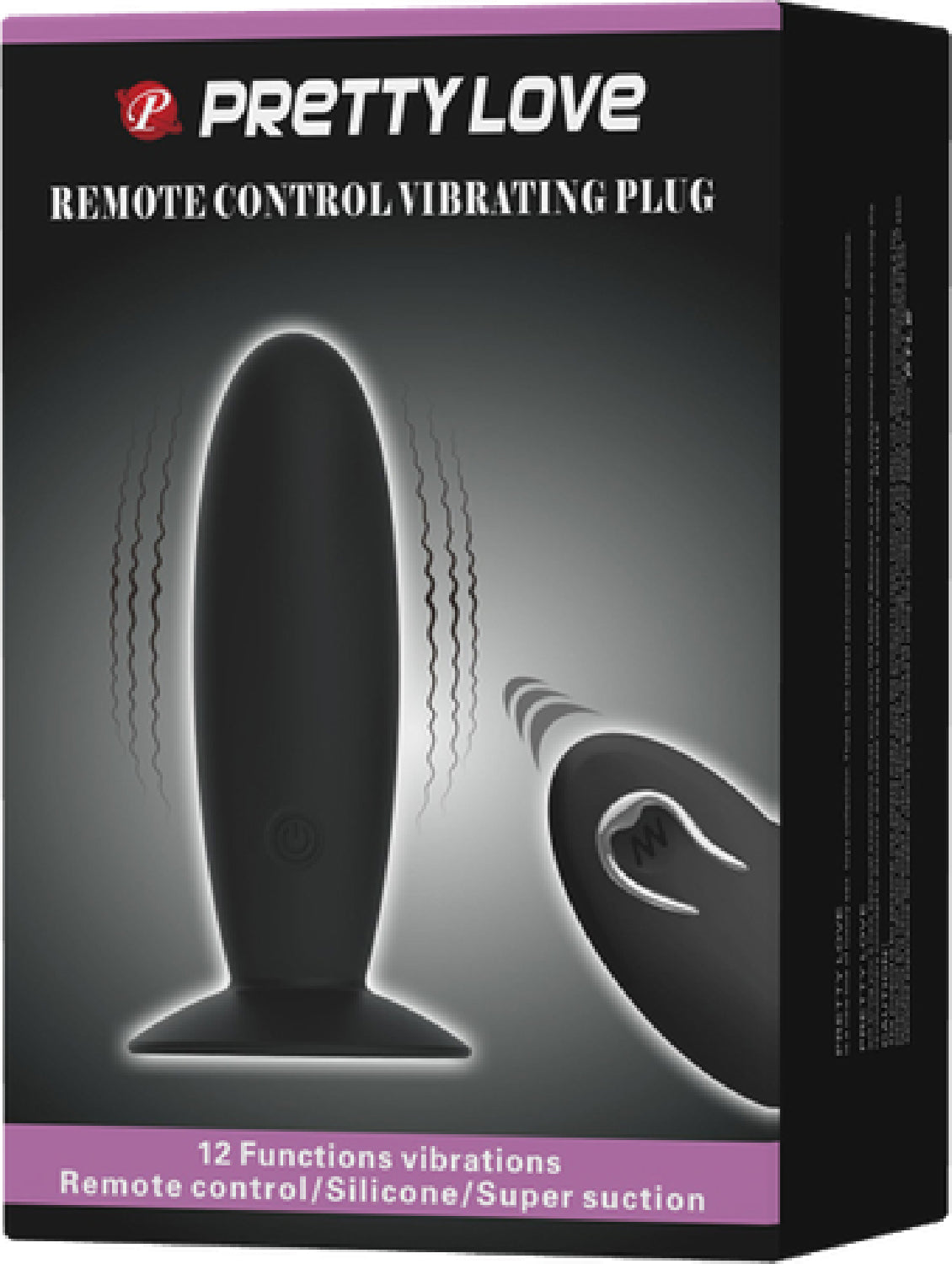 Remote Control Vibrating Plug (Black) Default Title - Club X