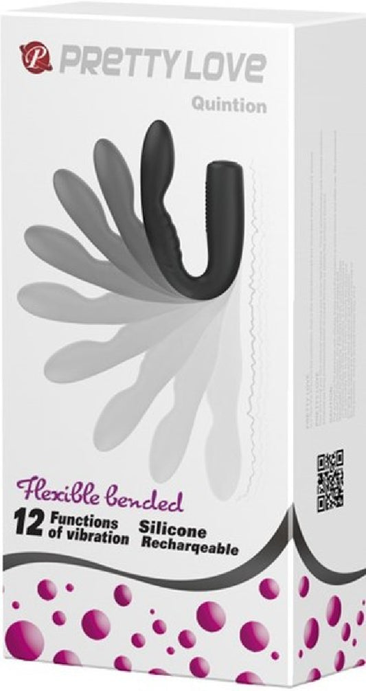 Pretty Love Rechargeable Quintion - Black  - Club X