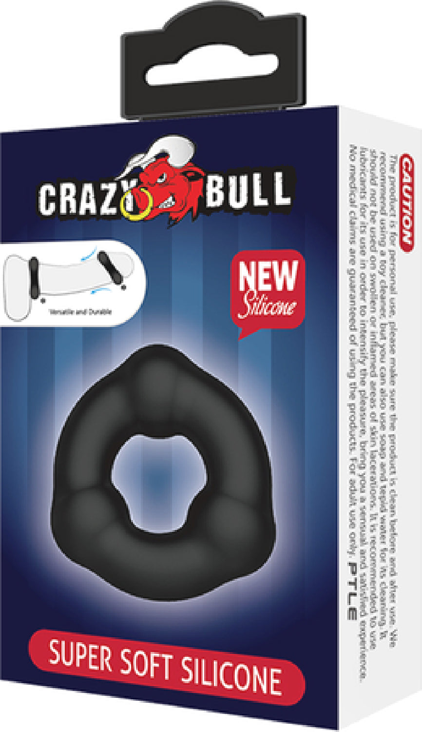 Super Soft Silicone 3 Bead Cockring Default Title - Club X