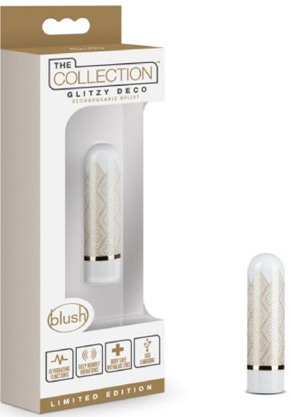 Glitzy Geo - Rechargeable Bullet Gold - Club X