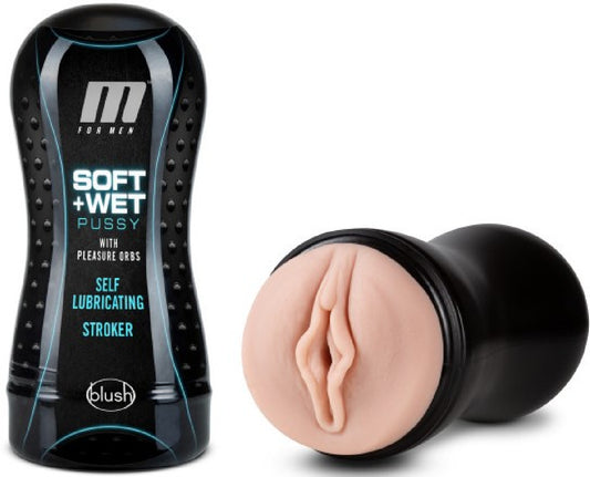 Soft And Wet - Pussy With Pleasure Orbs - Self Lubricating Stroker Cup Default Title - Club X