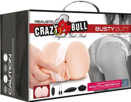 Busty Butt Vagina And Anal Stimulator (Flesh) Default Title - Club X