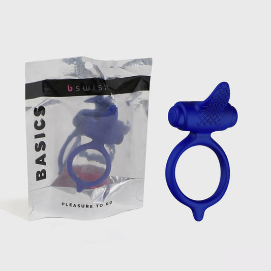 Bswish Bcharmed Basic Vibrating Cock Ring (Reflex Blue) Default Title - Club X