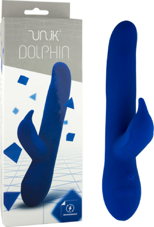 Unik - Dolphin Rechargeable Vibe (Blue) Default Title - Club X