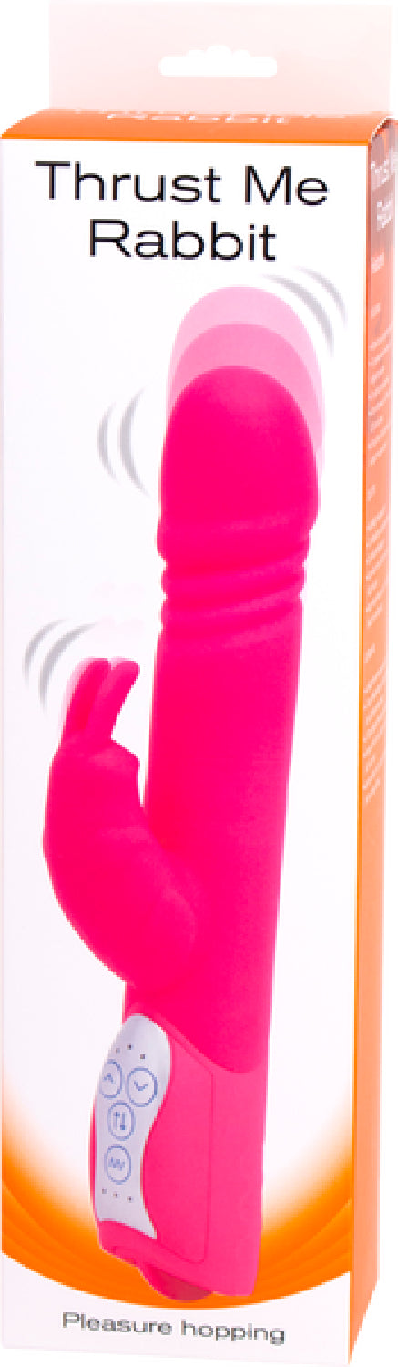 Thrust Me Silicone  Rabbit Vibrator (Pink) Default Title - Club X