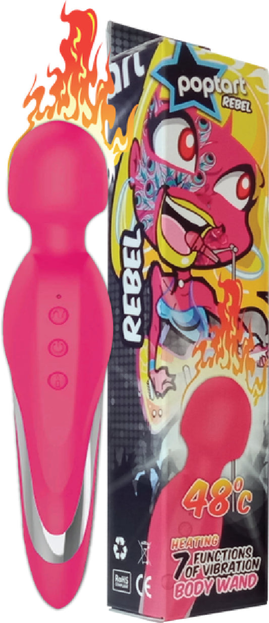 Rechargable Warming Body Wand (Rebel) - Pink Default Title - Club X
