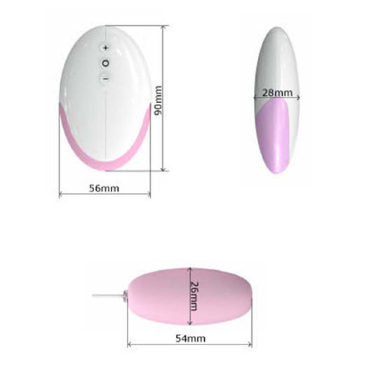 Odeco Wired Remote Control Egg (Pink) Default Title - Club X
