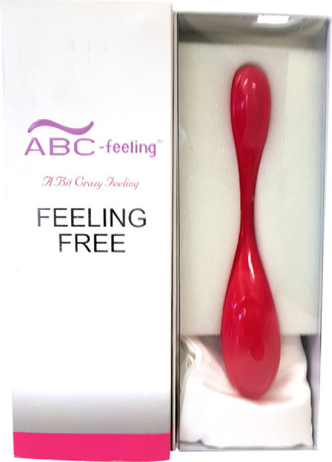 Abc-Feeling,Feeling Free Vibrator Pink,Flexible Dual Motor Couples Sex Toy Red - Club X