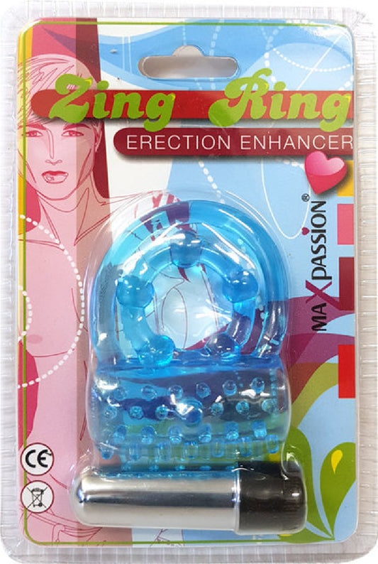 Zing Ring Erection Enhancer (Blue) Default Title - Club X