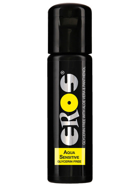 Eros Aqua Sensitive Glycerin Free 100ml Lubricant With Aloe Vera And Panthenol  - Club X