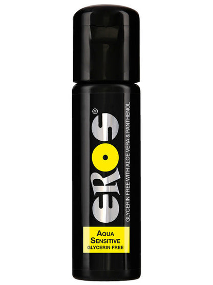 Eros Aqua Sensitive Glycerin Free 100ml Lubricant With Aloe Vera And Panthenol  - Club X