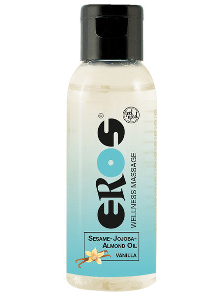 Eros Wellness Massage Oil With Excellent Lubricating Properties Vanilla - Club X