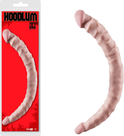 Hoodlum 18" Double Dong Flesh - Club X