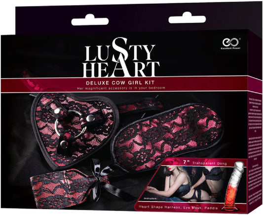 Lusty Heart Deluxe Cow Girl Kit (Red) Default Title - Club X