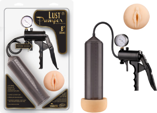 Lust Pumper 8" Pump W/ Gauge  - Club X