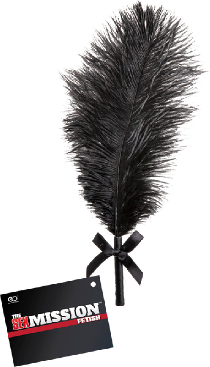 Deluxe Feather Tickler Black - Club X