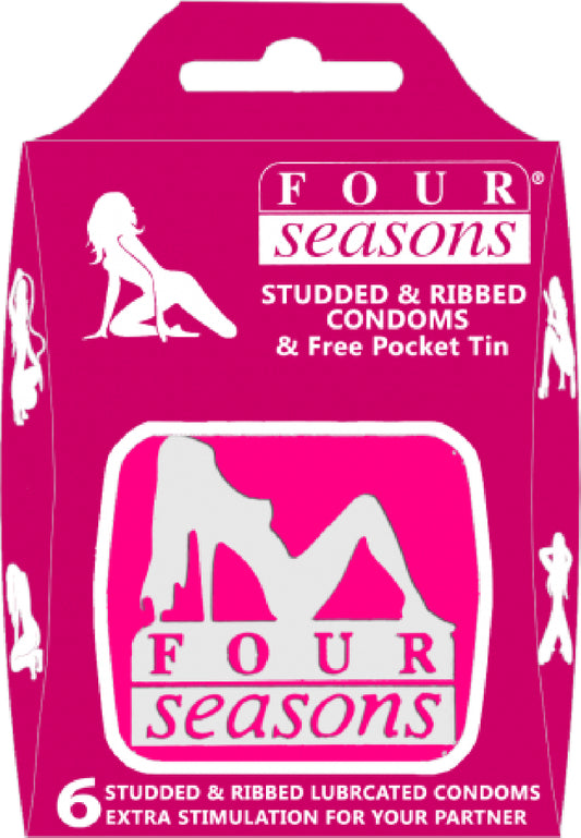 Four Seasons Studded & Ribbed Condoms Default Title - Club X