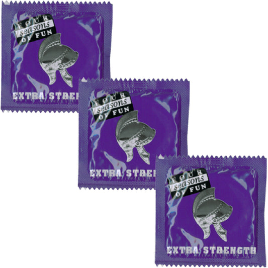 Four Seasons Naked Delay 144-pack desensitising condoms bulk box - ClubX Australia