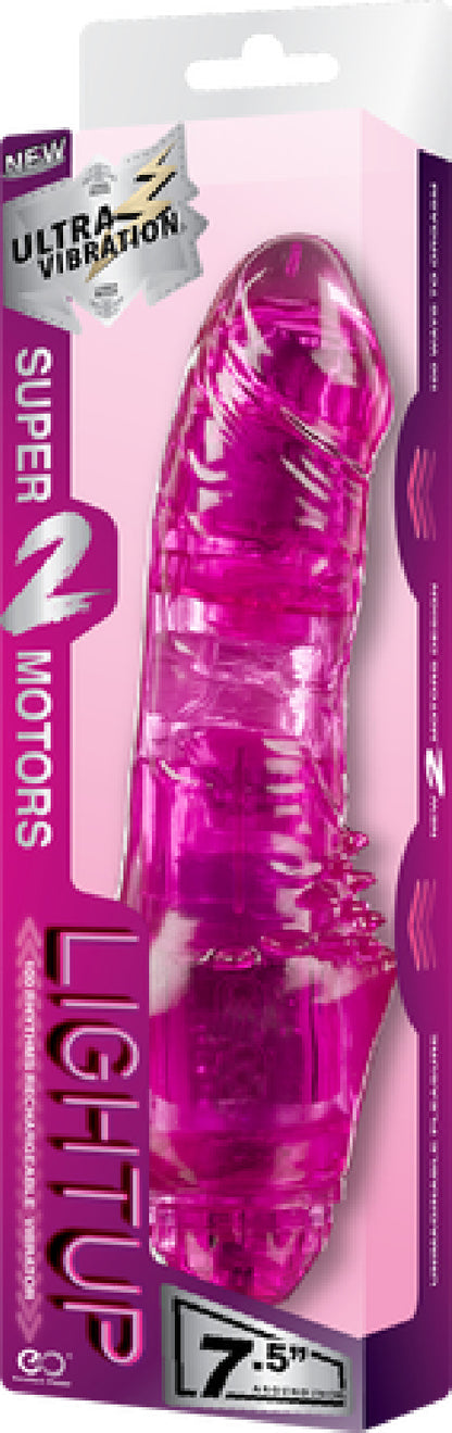 Rechargeable Vibrator 7.5" Pink - Club X