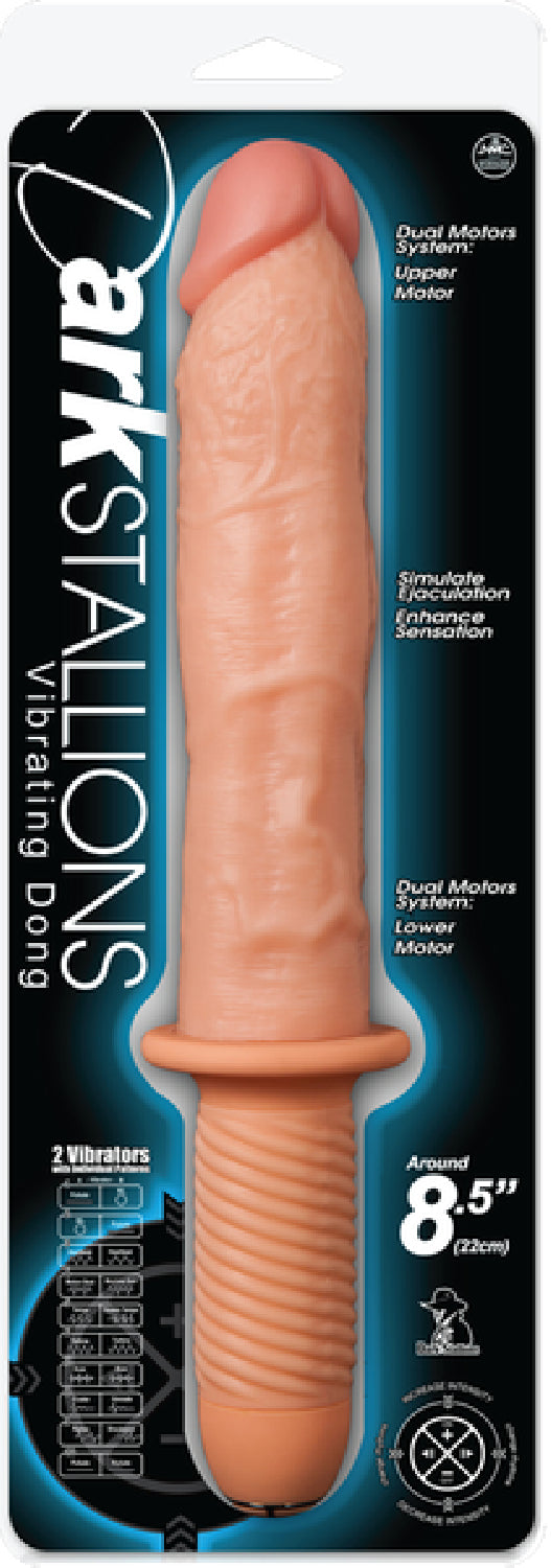 Dark Stallions 8.5" Vibrating Dong  - Club X