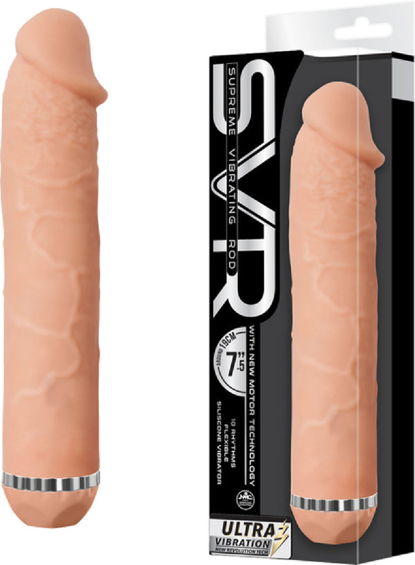 SVR 7.5" Vibrator (Flesh) Straight - Club X
