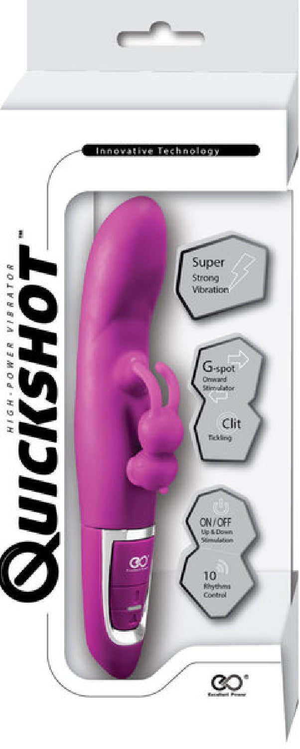 Rechargeable Quickshot Vibrator Pink - Club X