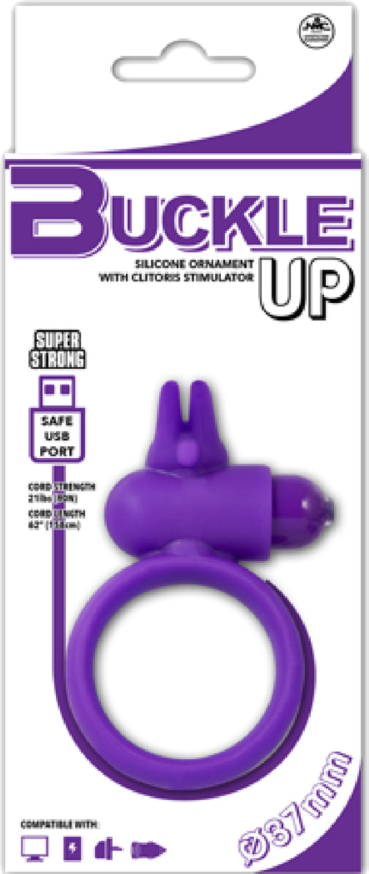 Buckle Up - USB Silicone Rabbit Cockring (Lavender) Default Title - Club X