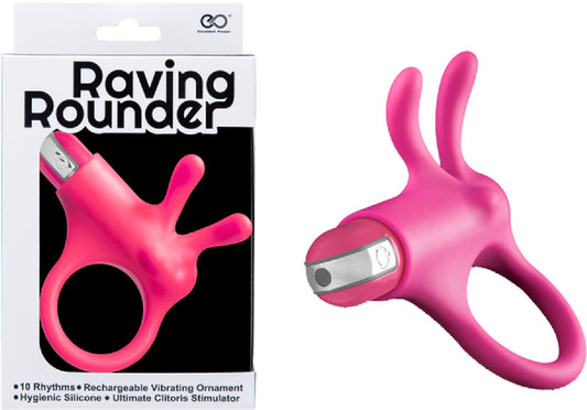 Raving Rounder Cockring Pink - Club X