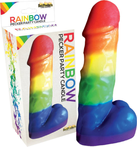 Rainbow Pecker Party Candle Default Title - Club X
