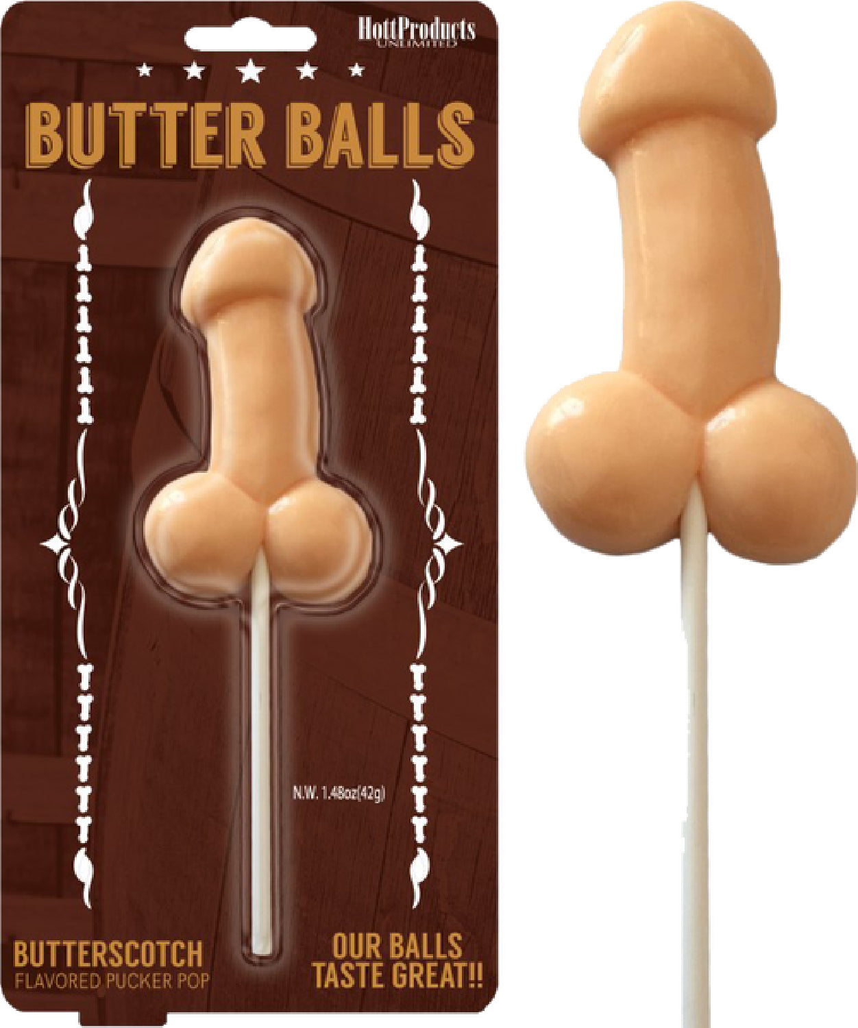 Butterballs Butterscotch Pecker Pop Default Title - Club X