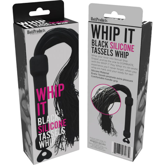Whip It! Black Tassel Whip (Black) Default Title - Club X