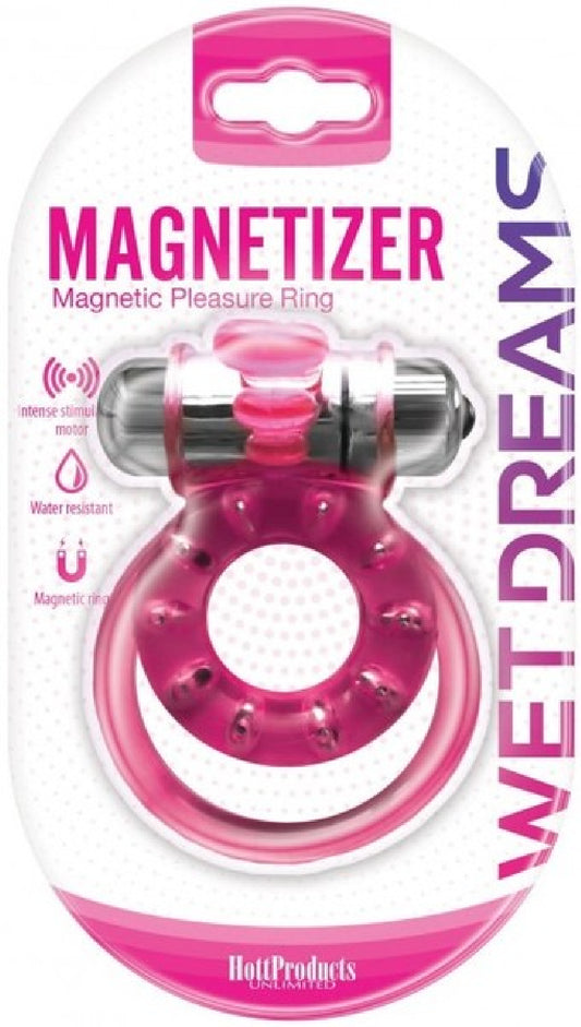Magnetizer Cock Ring (Pink) Default Title - Club X