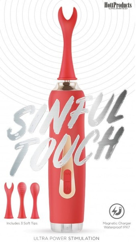 Sinful Touch Vibrator (Red) Default Title - Club X