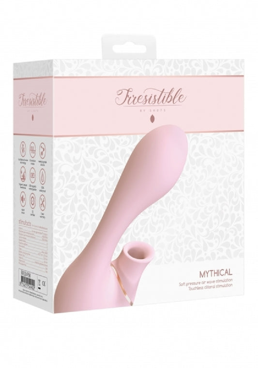 Mythical Clitoral Suction And G-Spot Rechargeable Vibrator Pink - Club X