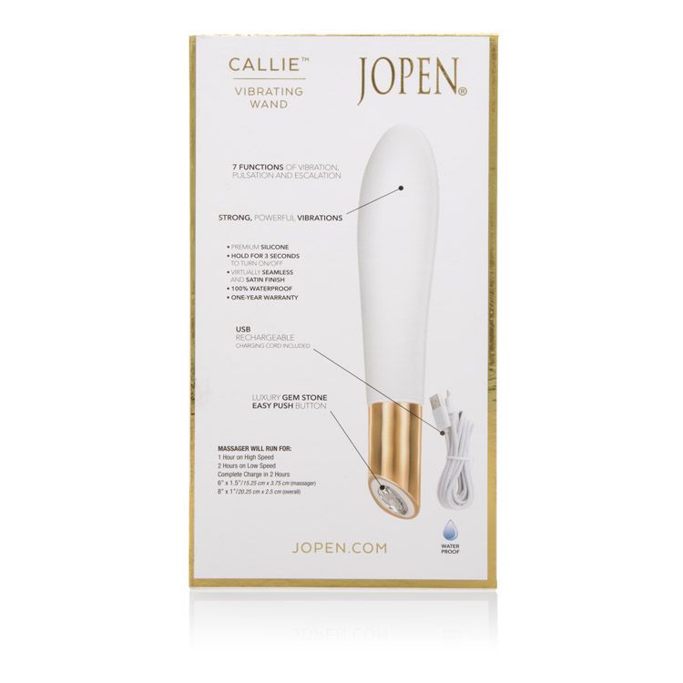 Jopen Callie Vibrating Wand  - Club X