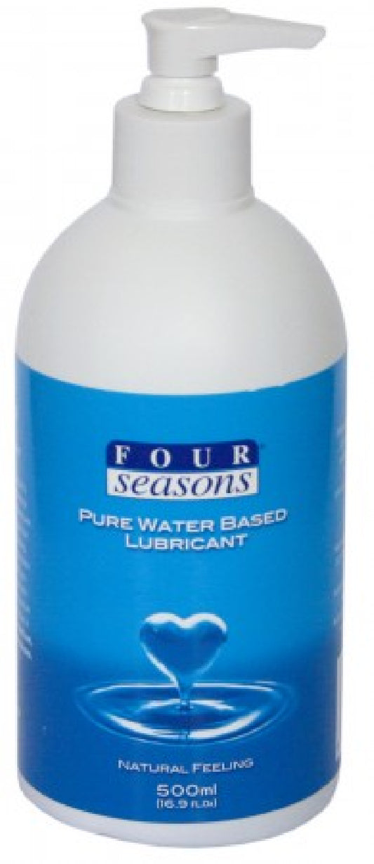 Four Seasons Pure Water Based Lubricant Natural Feeling 500ml Default Title - Club X