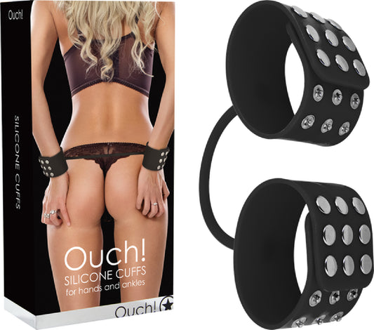 Ouch! Silicone Cuffs For Hand And Ankles  - Club X