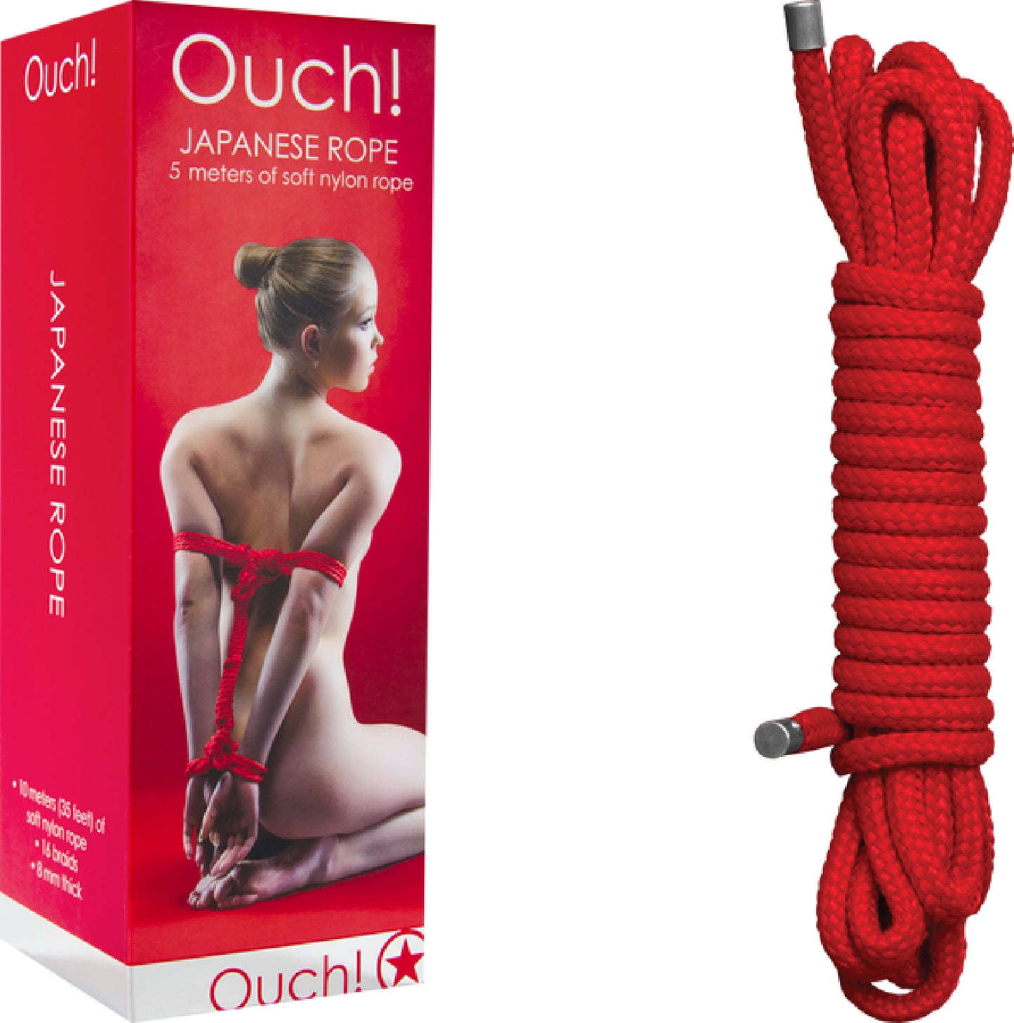 Ouch! Japanese Rope - 5M Red - Club X