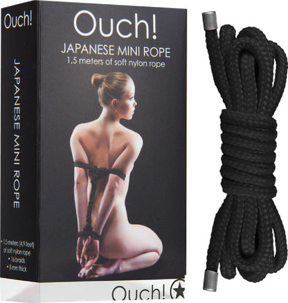 Japanese Mini Rope - 1.5m Black - Club X