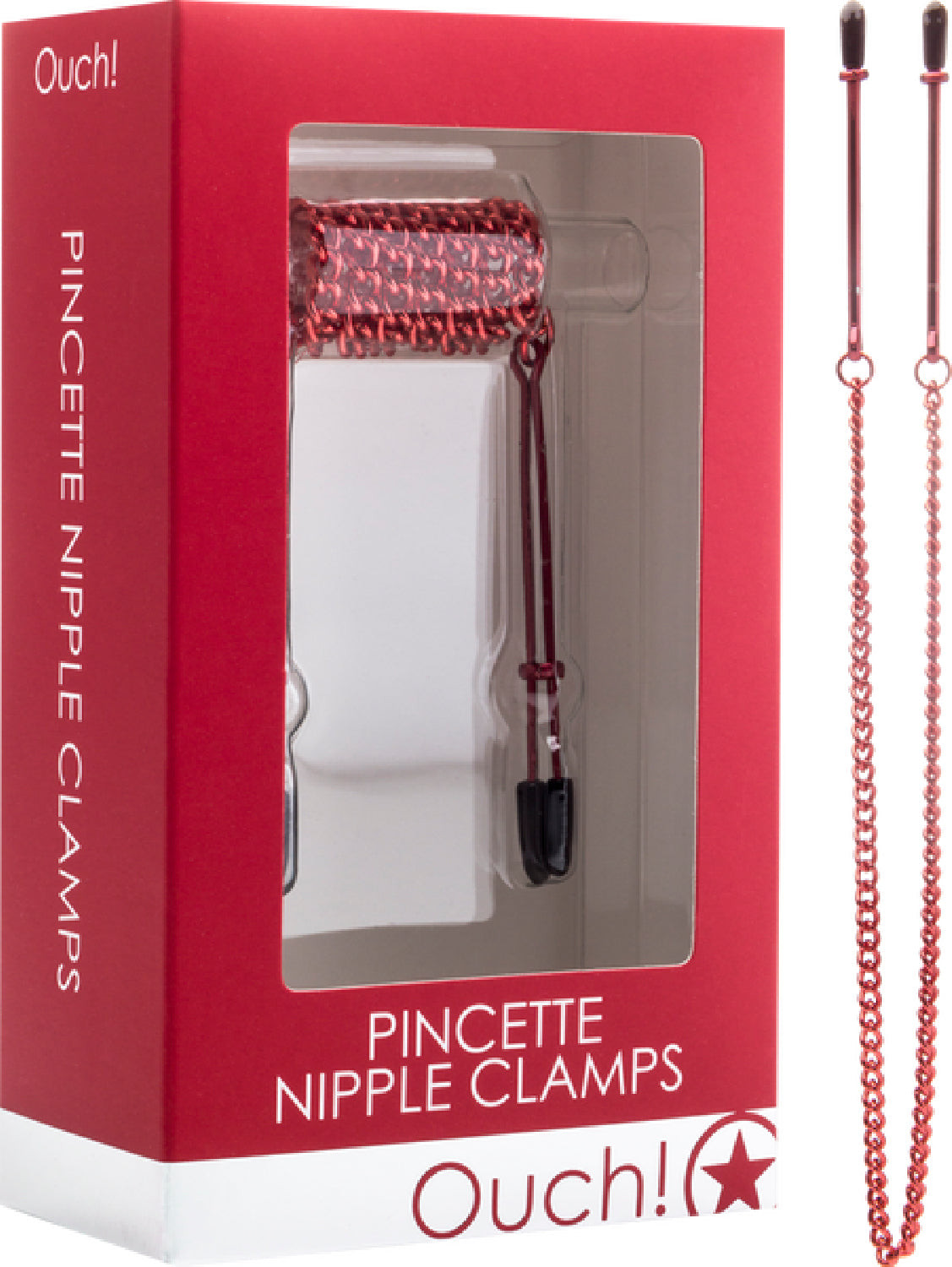 Pincette Nipple Clamps Red - Club X
