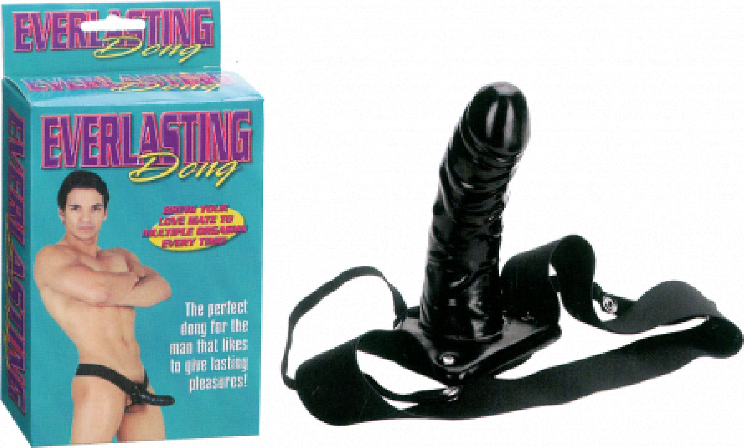 Everlasting Dong Strap-On Black - Club X