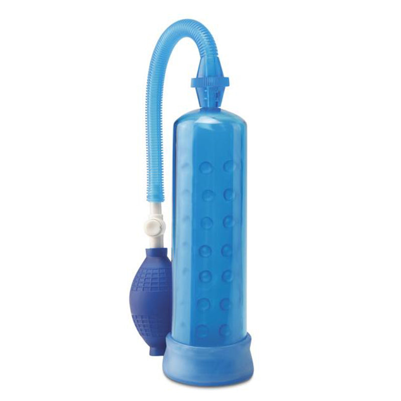 Pump Worx Silicone Power Pump Penis Pump Blue - Club X