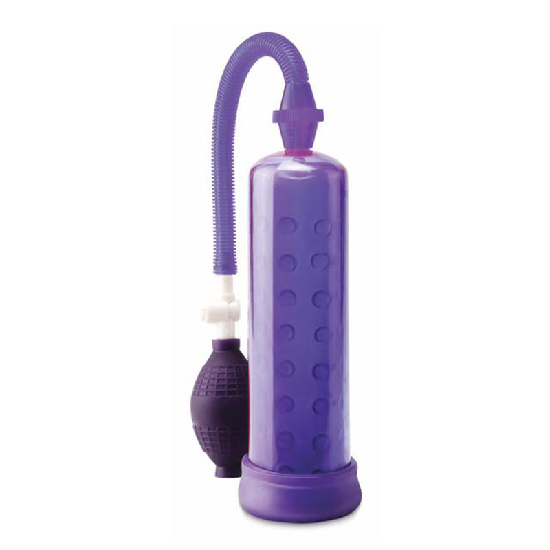 Pump Worx Silicone Power Pump Penis Pump Purple - Club X