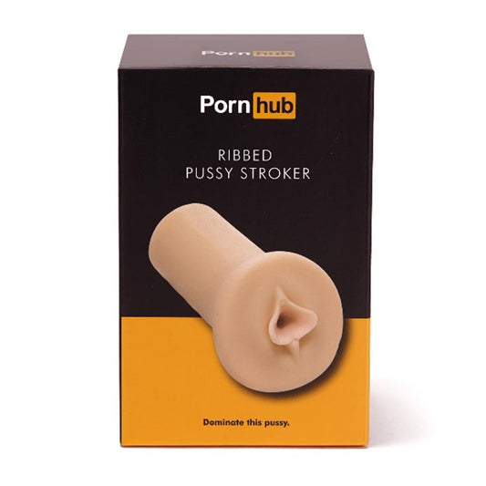 Pornhub Official Collection Ribbed Pussy Stroker Flesh  - Club X