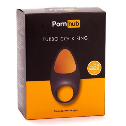 Pornhub Official Collection Turbo Cock Ring Black  - Club X