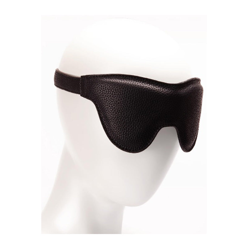 Pornhub Padded Faux Leather Eyemask Black  - Club X