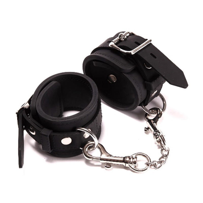 Pornhub Silicone Wrist Buckle Cuffs Black  - Club X