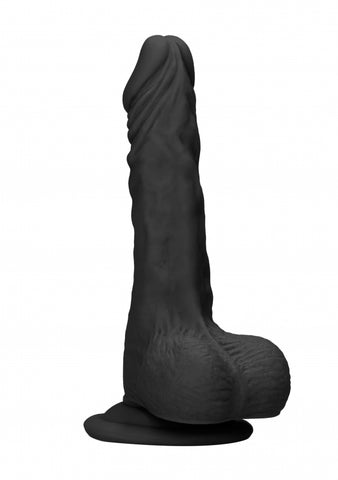 Realrock Dong With Testicles 10'' - Black  - Club X