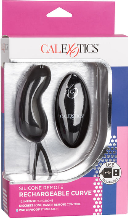Silicone Remote Rechargeable Curve (Black) Default Title - Club X