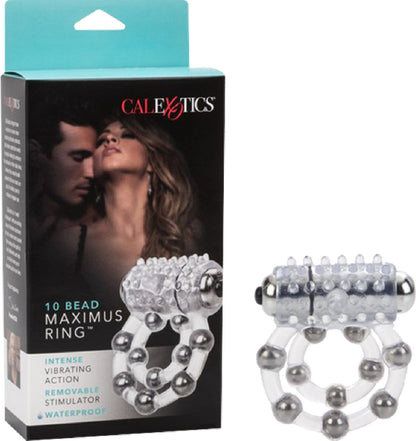 Waterproof Maximus Enhancment Ring - 10 Beads (Clear) Default Title - Club X